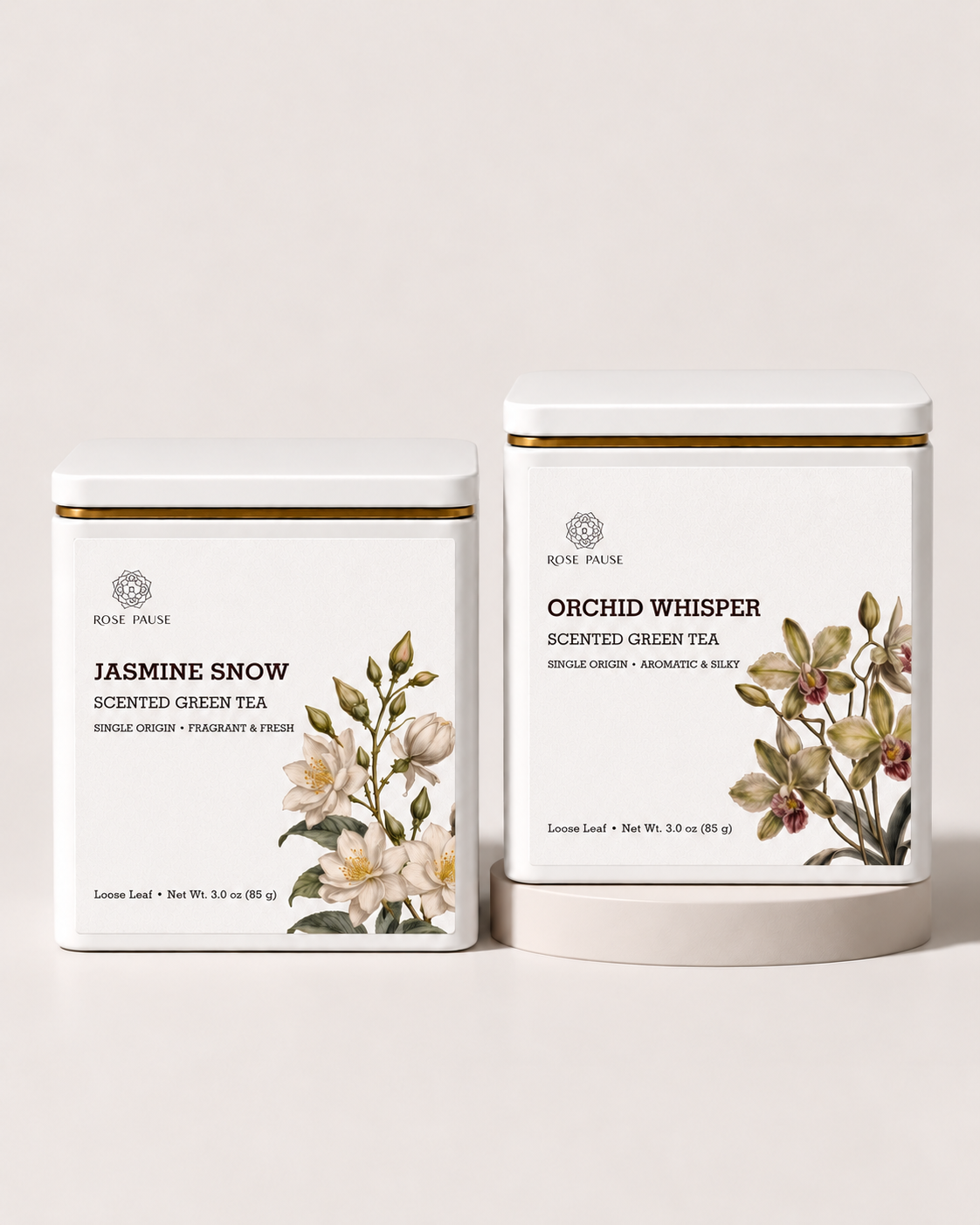 FLORAL GREEN TEA DUO