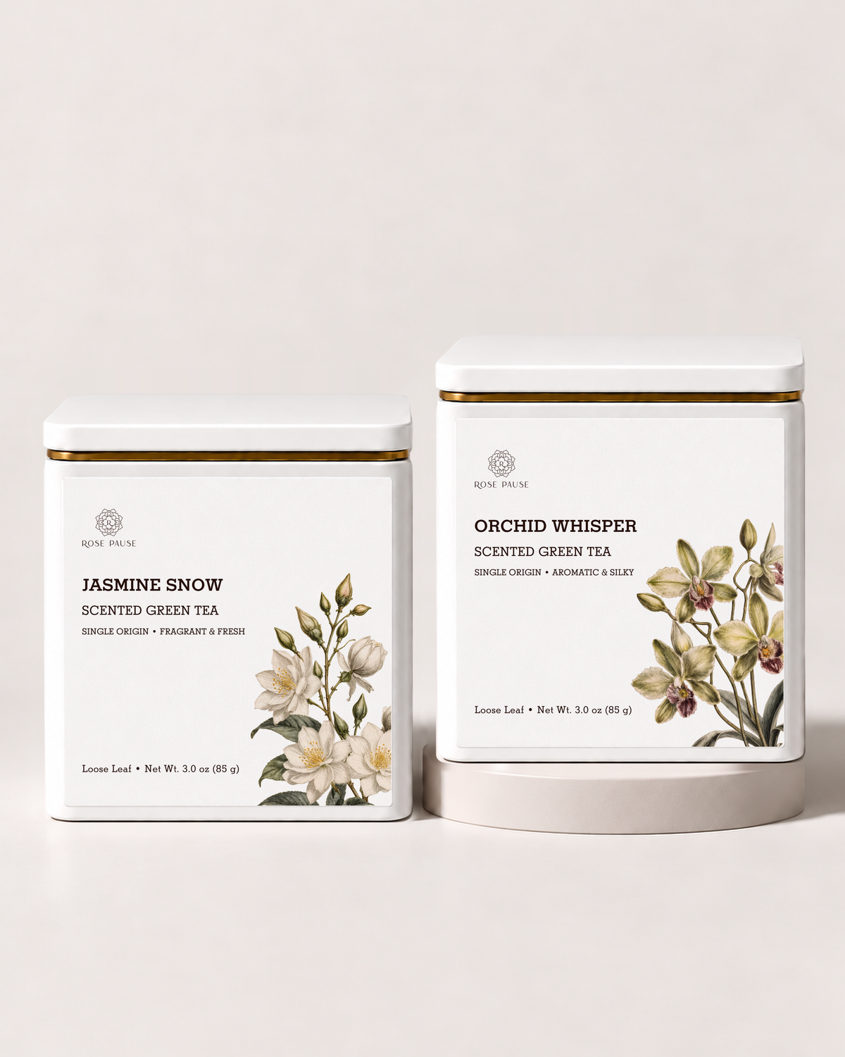 FLORAL GREEN TEA DUO