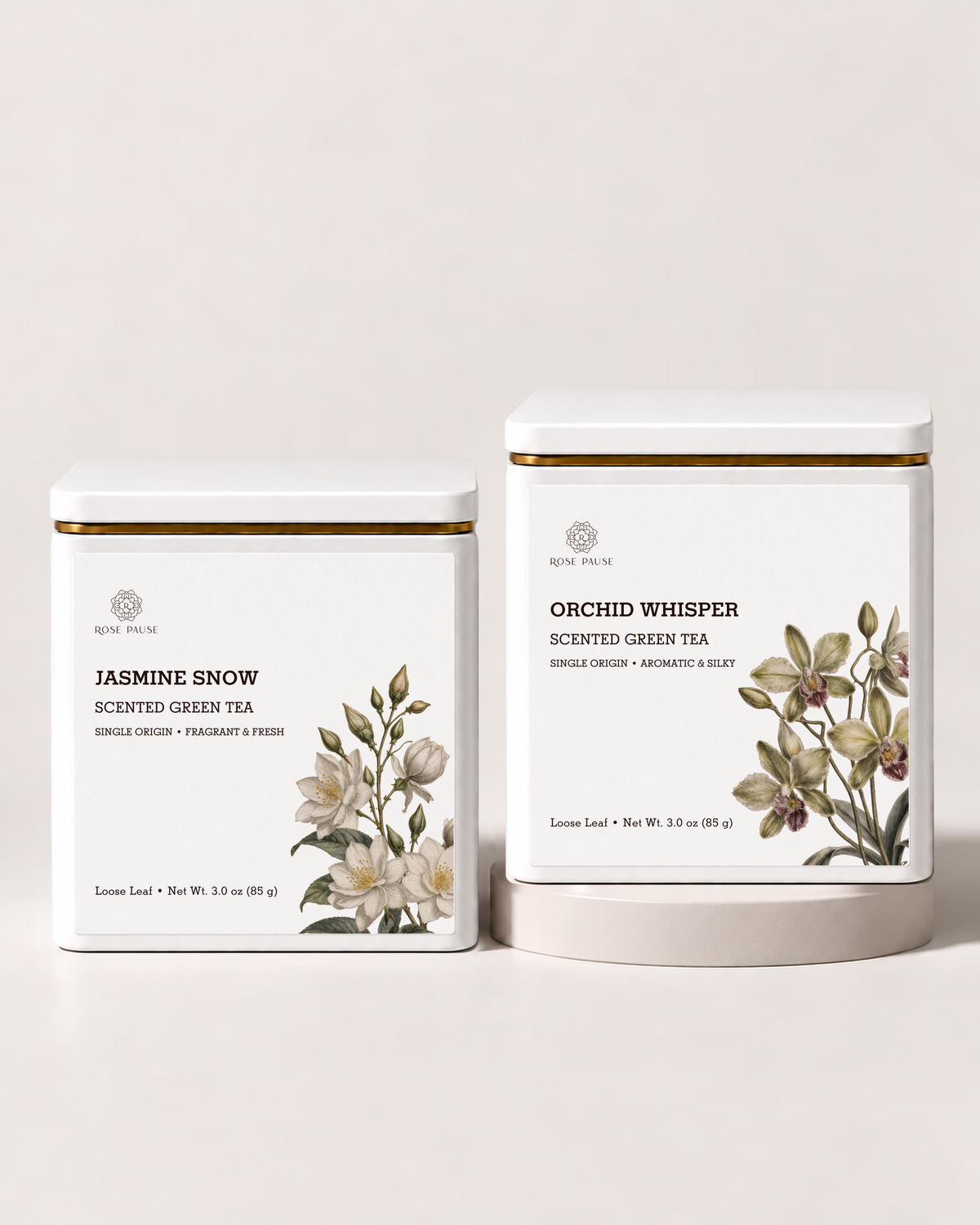 FLORAL GREEN TEA DUO