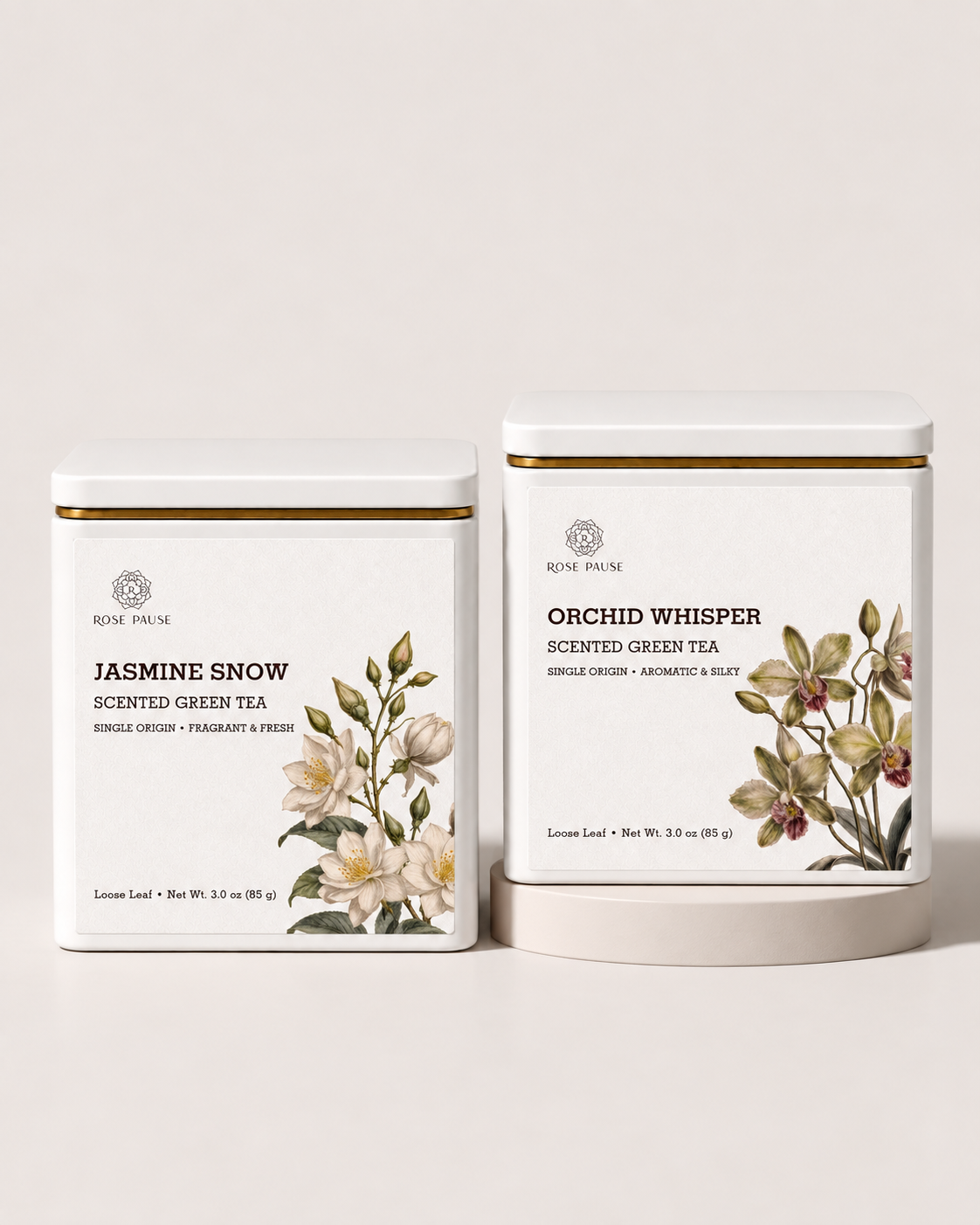 FLORAL GREEN TEA DUO