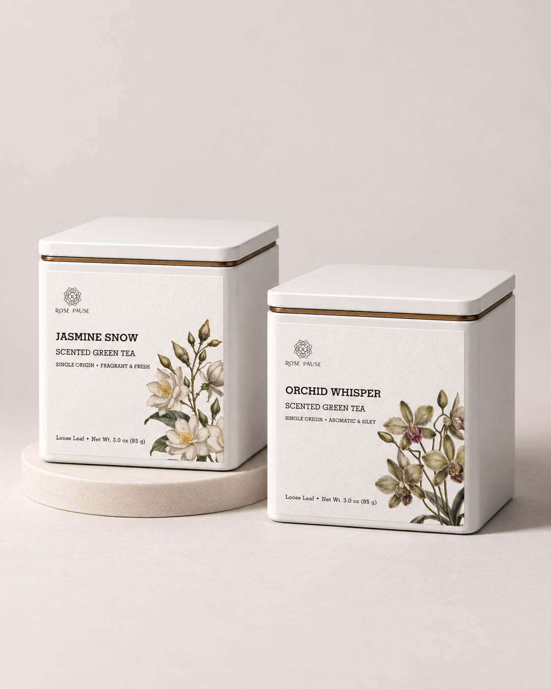 FLORAL GREEN TEA DUO
